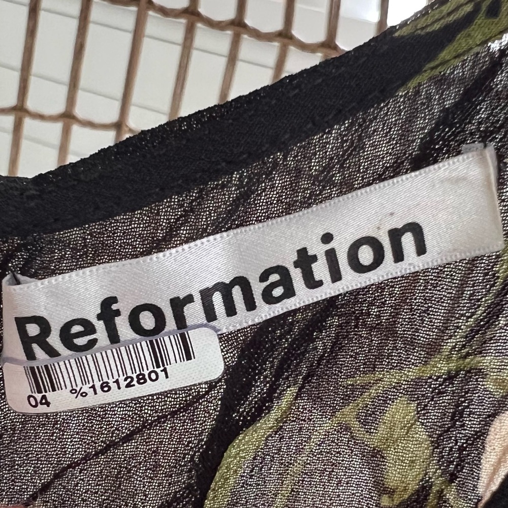 Reformation Black Floral Maxi Dress - Picture 9 of 15